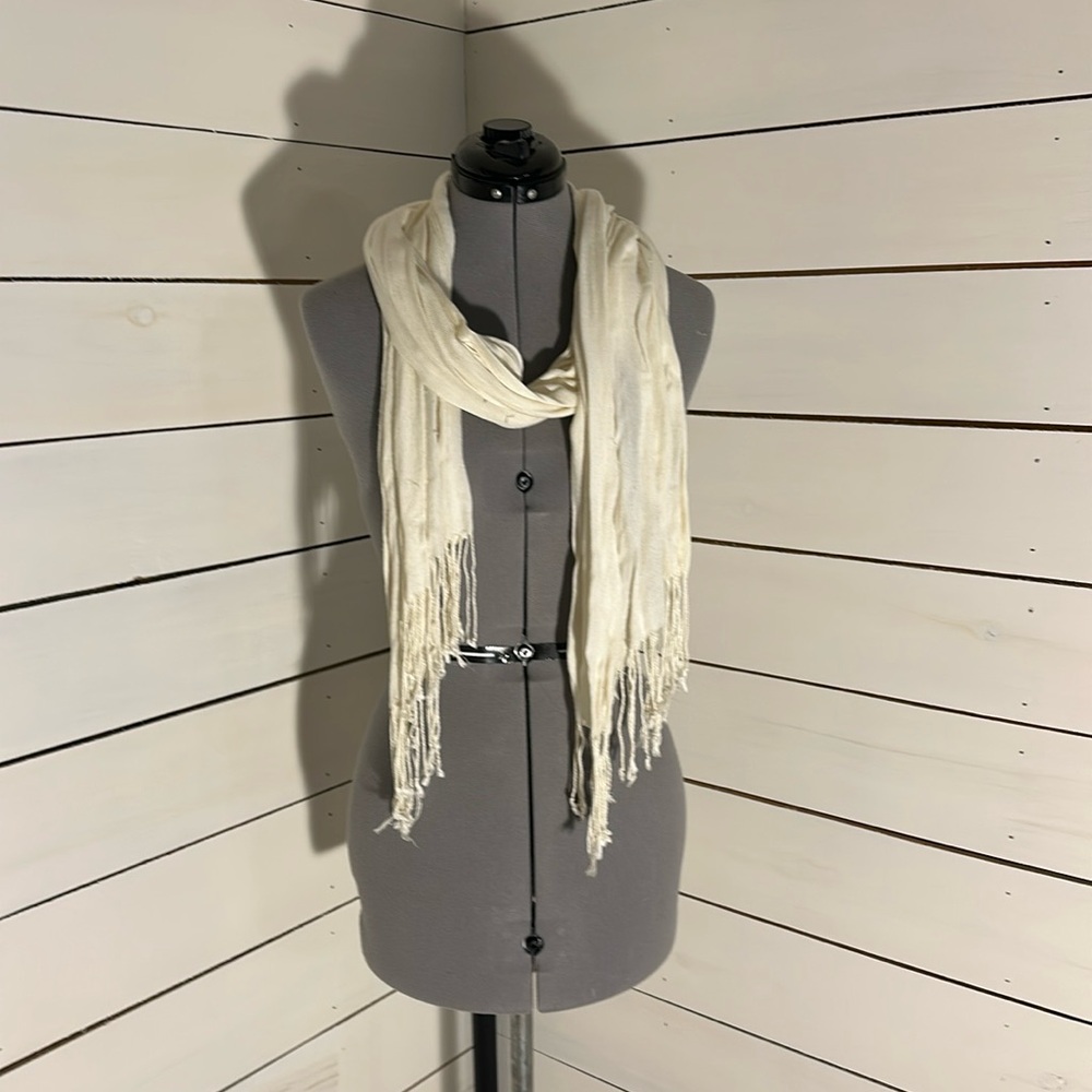 Ivory Pashmina Scarf